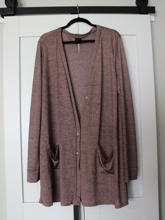 Agnes & Dora Sweaters - Agnes & Dora Favorite Cardigan | Women’s XXXL | Mauve | Button Front